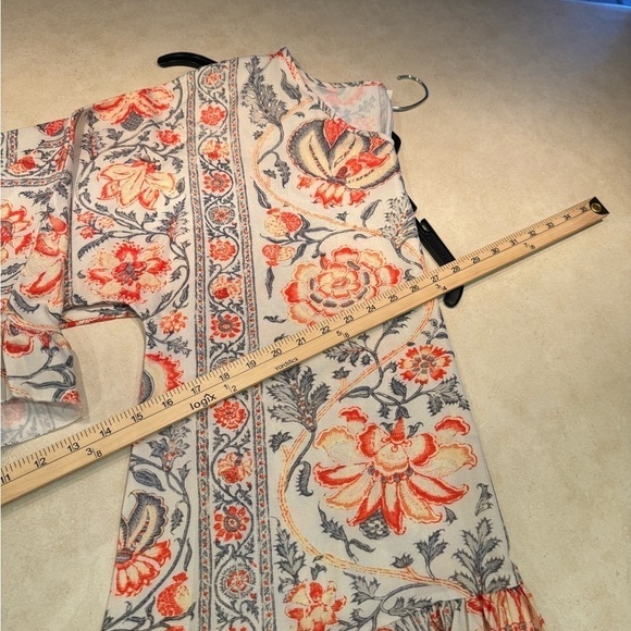 Floral Boho Top Women's Oversized Small - Picture 7 of 7